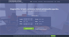 Desktop Screenshot of fyzioterapeut-ostrava.cz